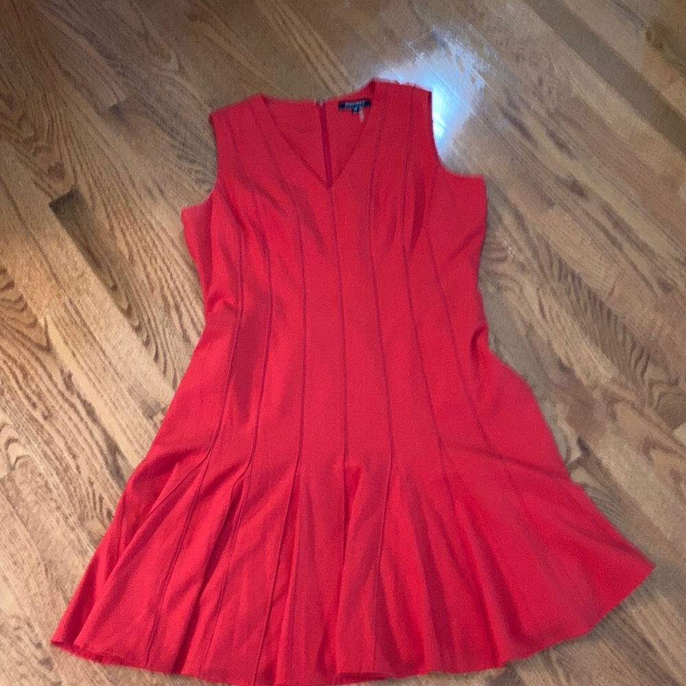 Ellen Tracy, red dress